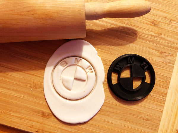 BMW Emblem Logo Cookie Cutter - 3D Printed Fondant Cutter