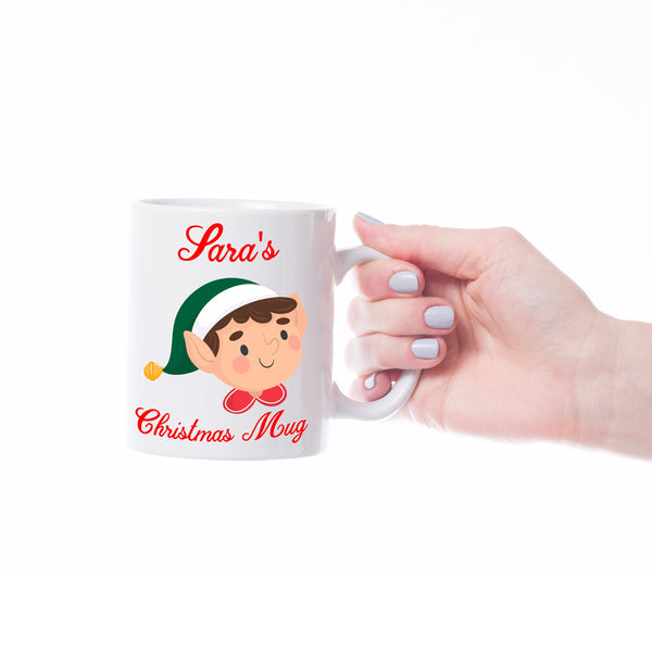 Personalised Christmas Mug – Perfect Gift for Bookworms and Holiday Lovers!