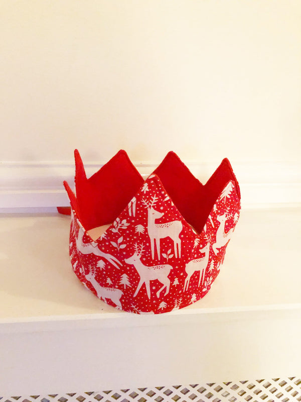 Reusable Fabric Christmas Crown Crackers – Eco-Friendly Stocking Fillers | Multiple Festive Designs