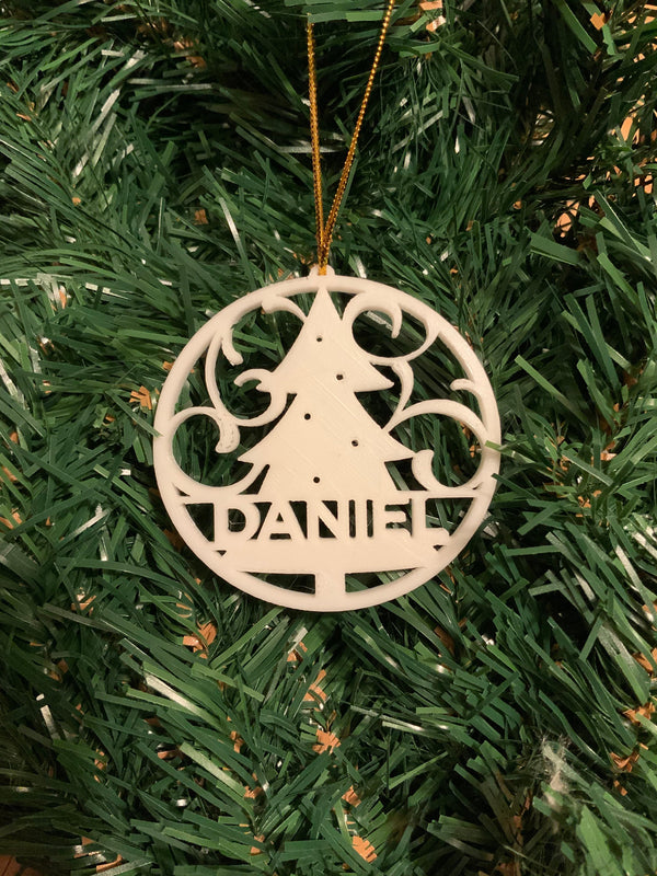 Custom 3D Printed Christmas Ornament - Personalised Tree Decoration