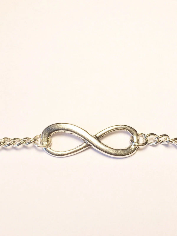 Handmade Infinity Bracelet - Elegant Gift color Silver