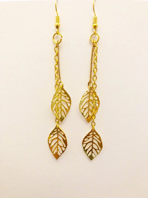 Leaf Chain Earrings | Elegant Jewelry for Any Occasion