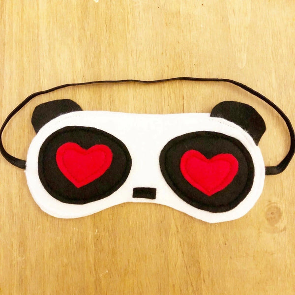 Handmade Panda Sleep Mask | Soft Eye Shade for Travel & Relaxation