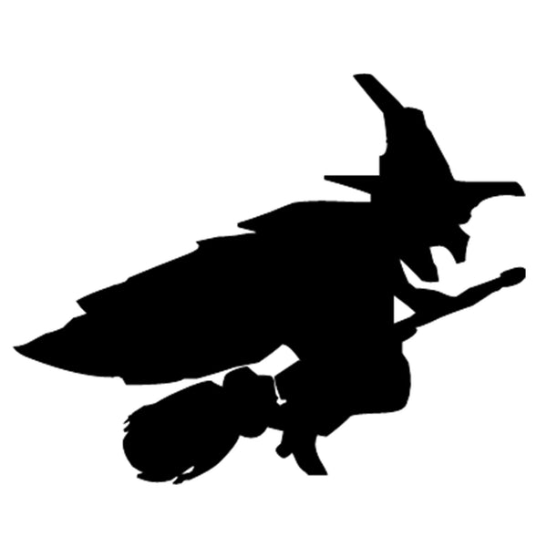 Witch Halloween Vinyl Sticker | Indoor & Outdoor Decal