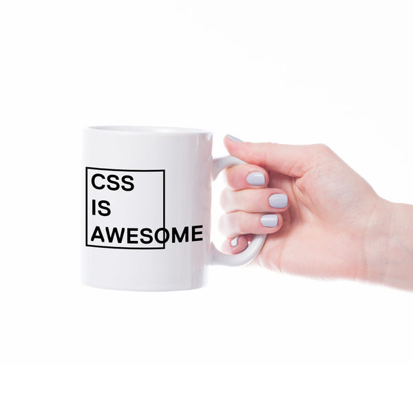 Personalised CSS is Awesome Mug - Novelty Gift for Programmers