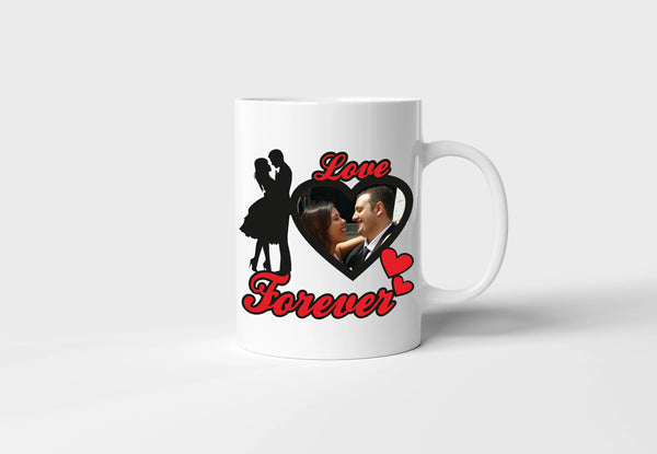 Personalised "Love Forever" Ceramic Mug - Unique Gift for Anniversaries, Birthdays & More