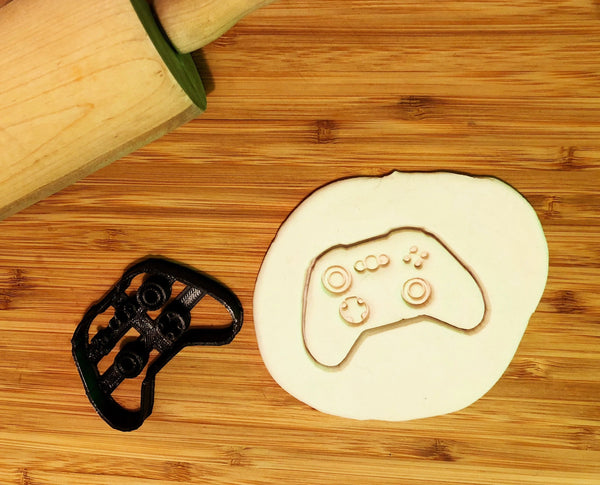 Gamer Controller Cookie Cutter - 3D Printed Fondant & Cookie Design