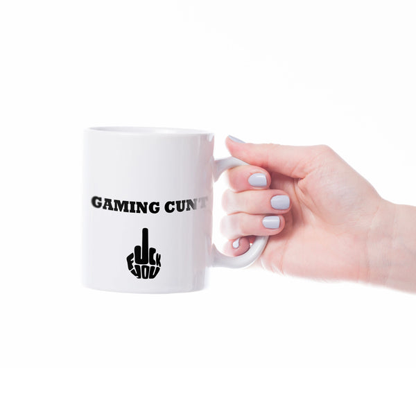 "Gaming Cunt" Funny Ceramic Mug - Bold Gift for Gamers