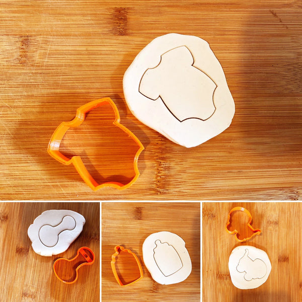 Baby Shower Themed Cookie Cutter Set (Set of 4) - 3D Printed