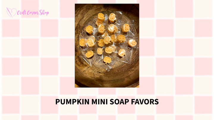 Pumpkin Mini Soap Favors by@Outfy