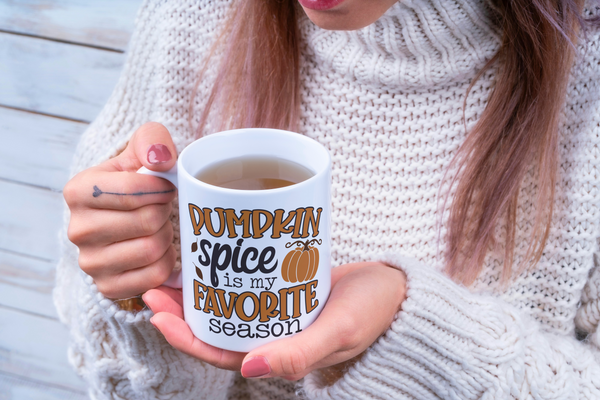 Pumpkin Spice is My Favorite Season Mug – 11oz White Ceramic